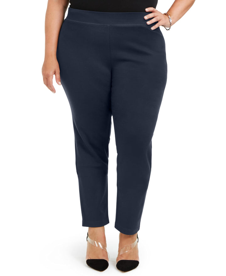 International Concepts Plus Size Skinny Pull On Ponte Pants