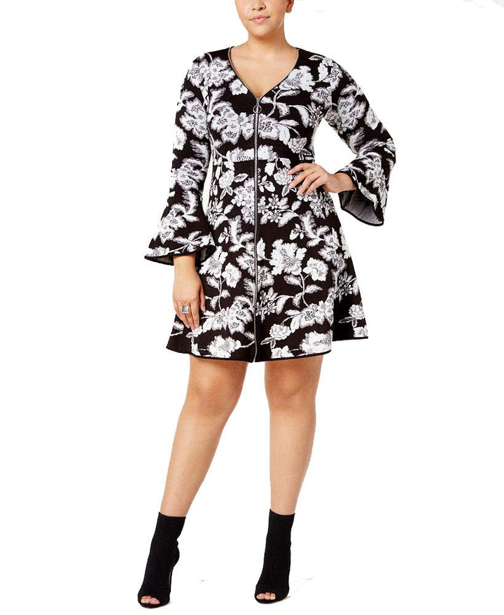 Plus Size Fit Flare Sweater Dress