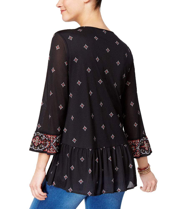 Beaded Embroidered Top