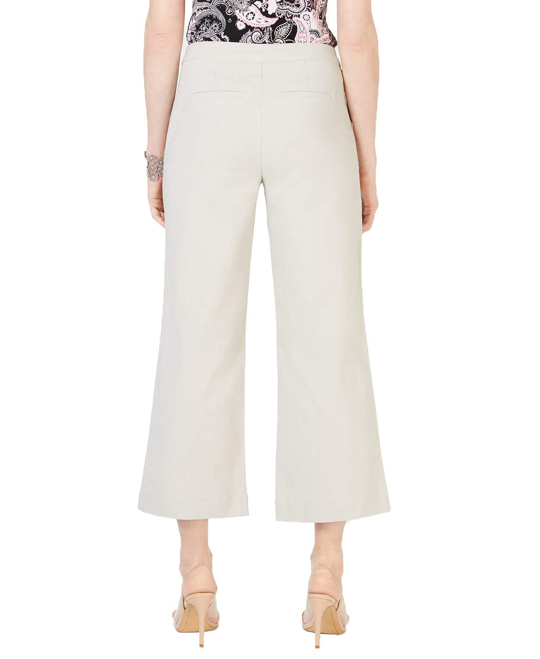 Zip Front Wide Leg Pants