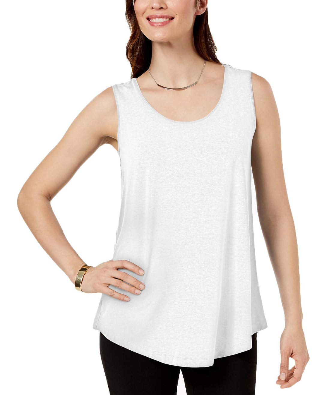Petite Scoop-Neck Tank Top