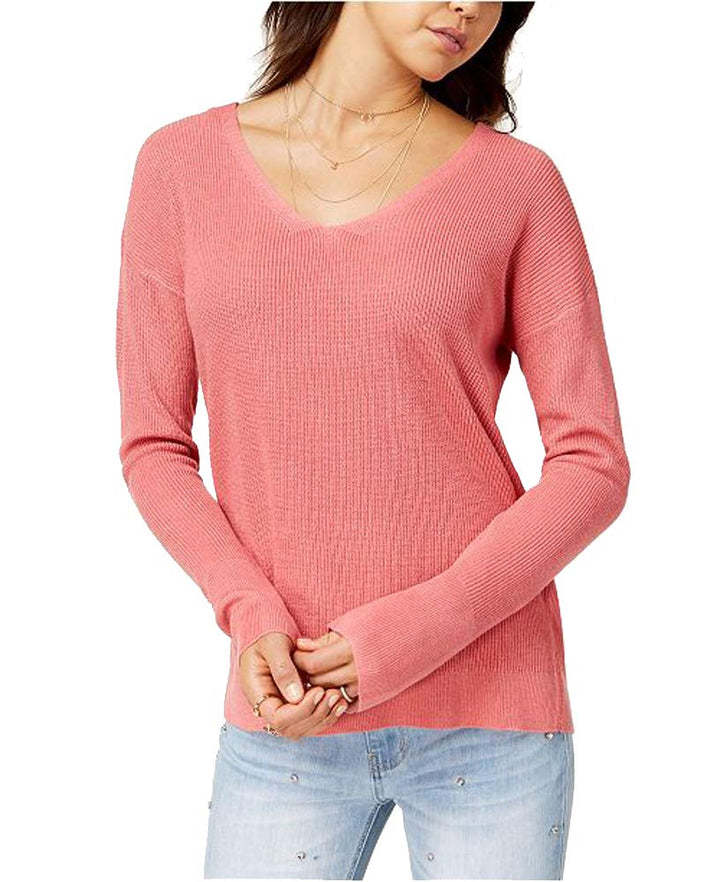 Juniors' Crisscross-Back Sweater
