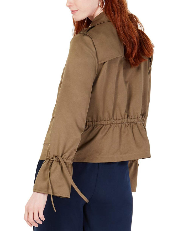 Bar III Cinched Sleeve Utility Jacket