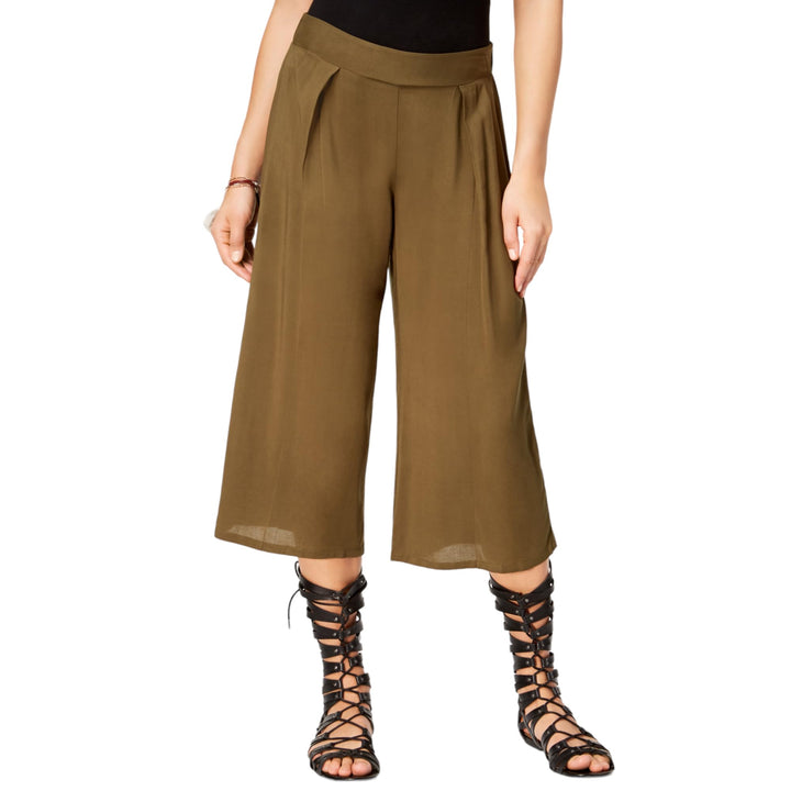 Juniors' Wide-Leg Capri Pants