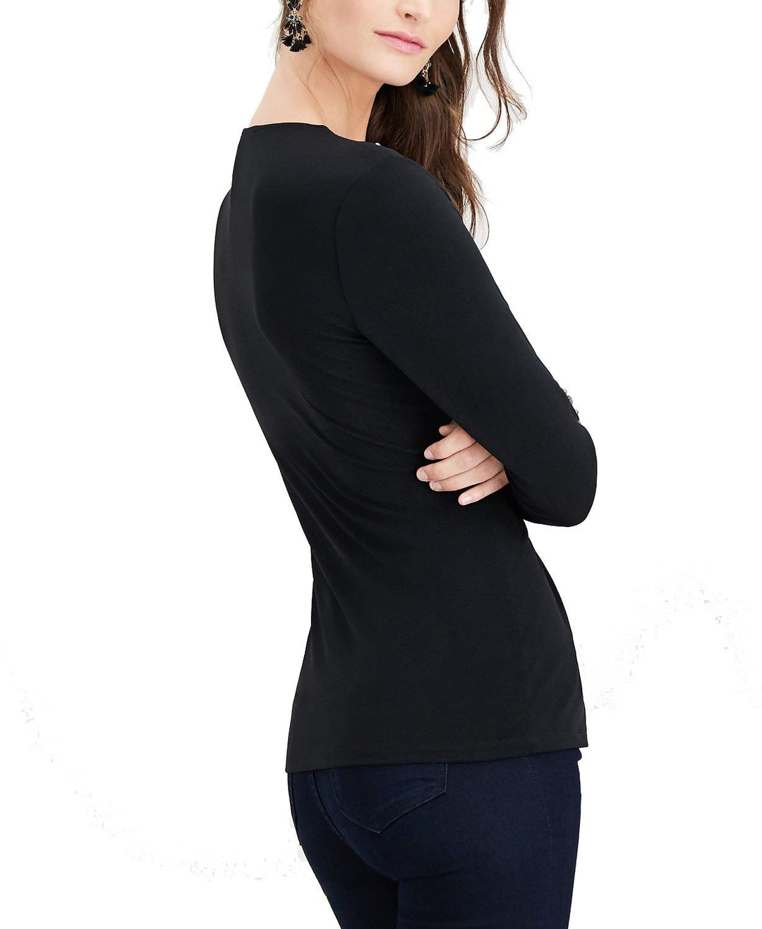 Embellished Cut Out Top