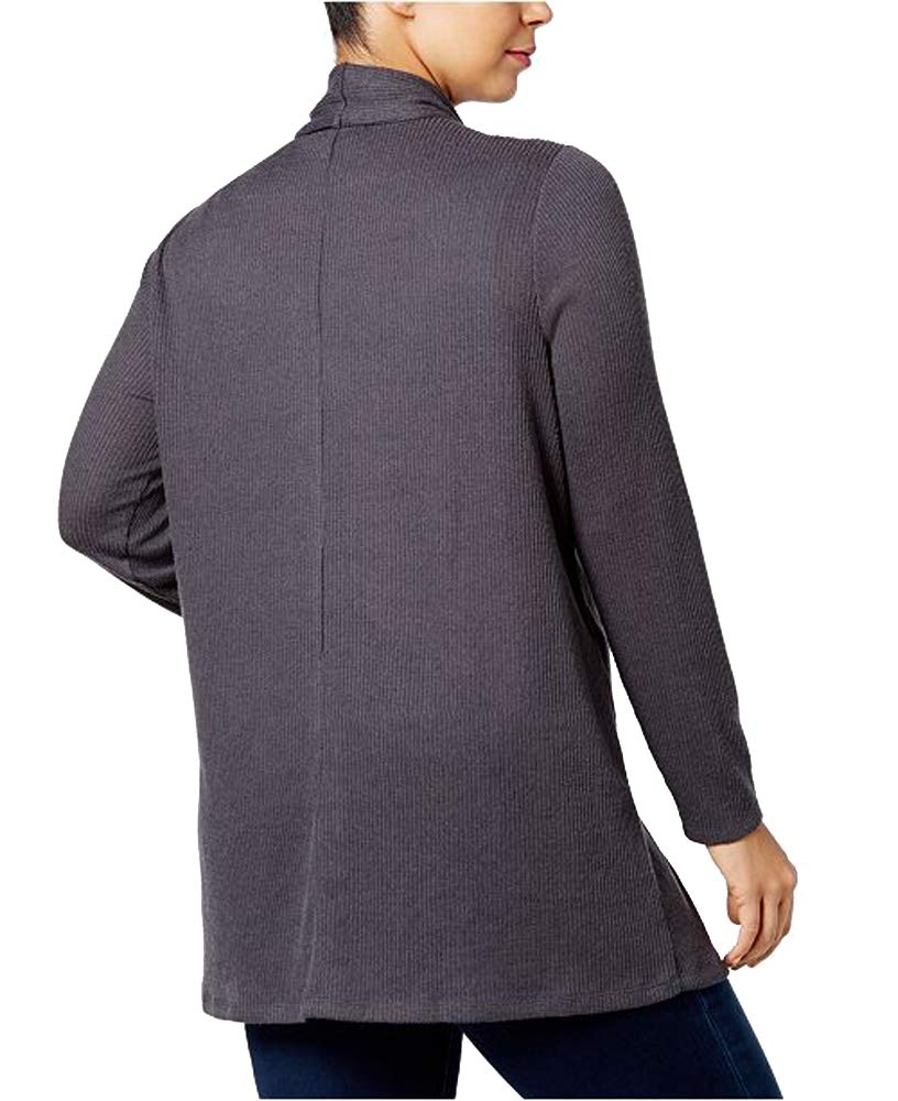 INC International Concepts Plus Size Embroidered Open Cardigan