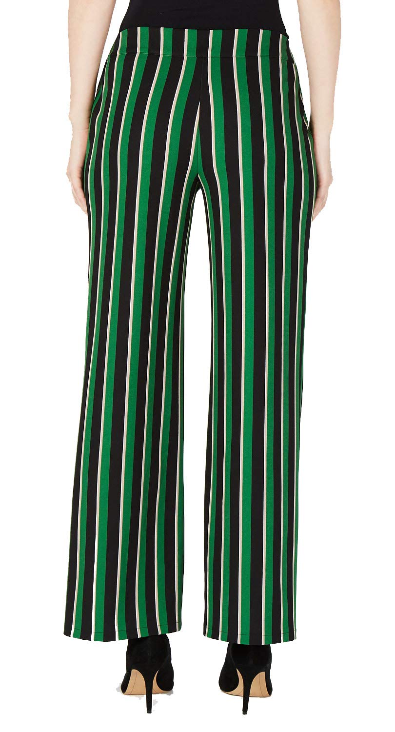 I.N.C. Pull-On Striped Wide-Leg Pants