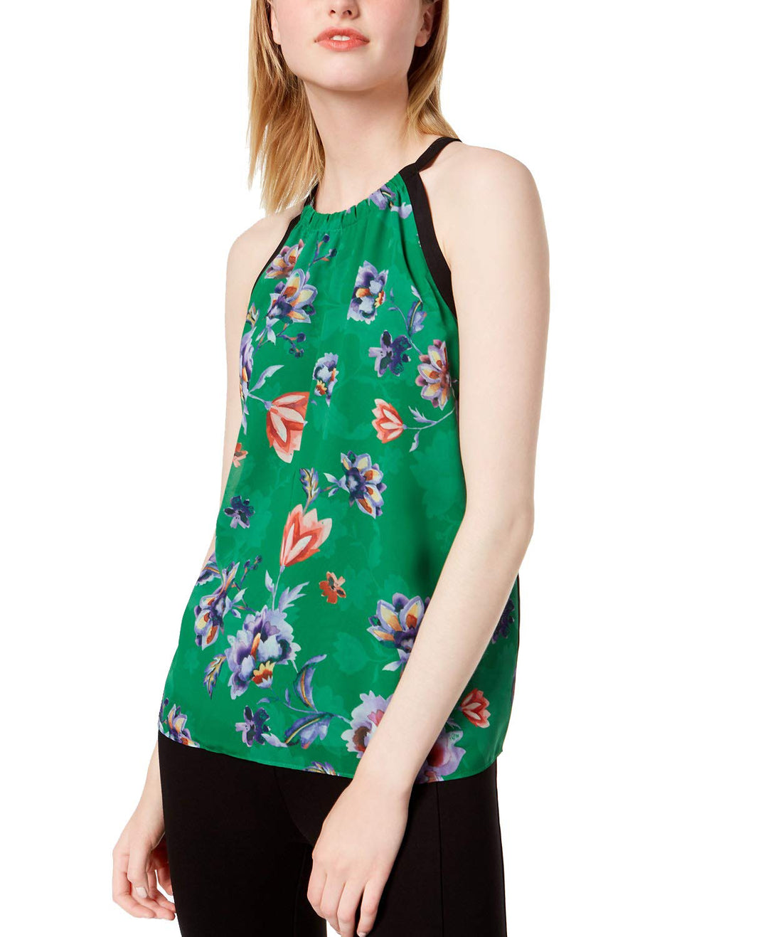 Printed Sleeveless Top