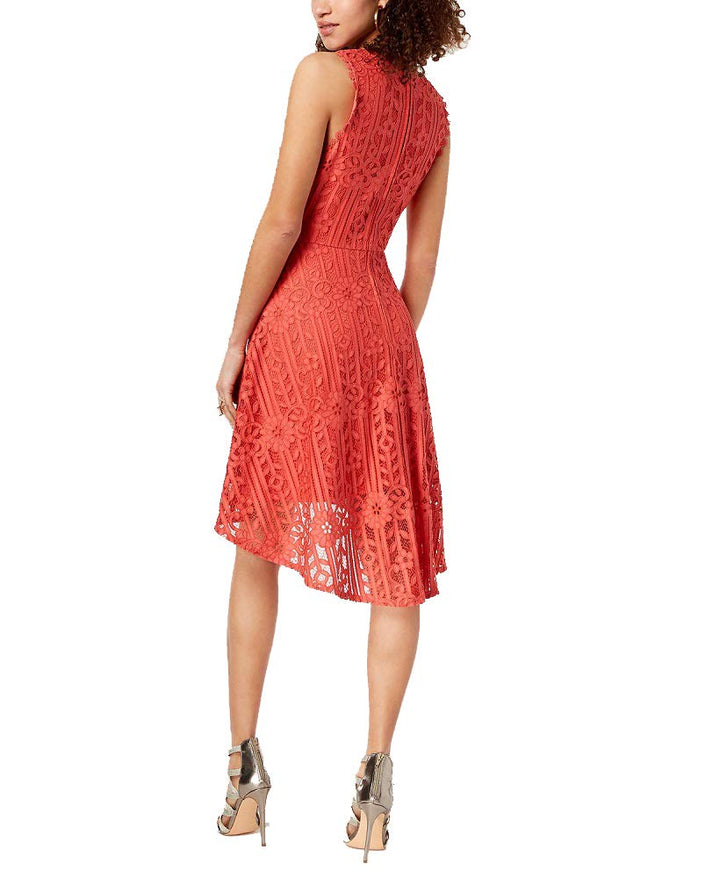 City Studios Juniors Sleeveless Lace High Low Dress