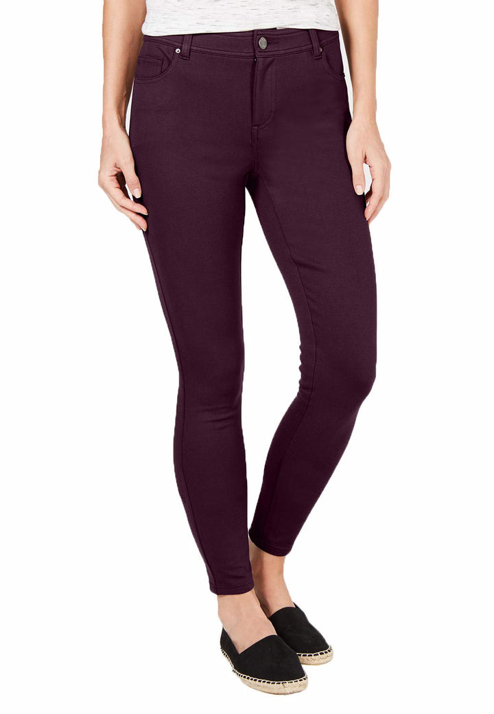 Ultra-Skinny Pont�-Knit Pants
