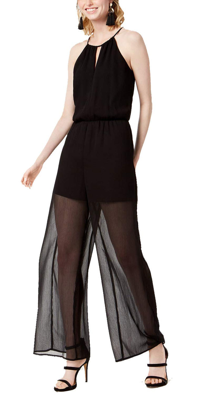Keyhole Halter Jumpsuit