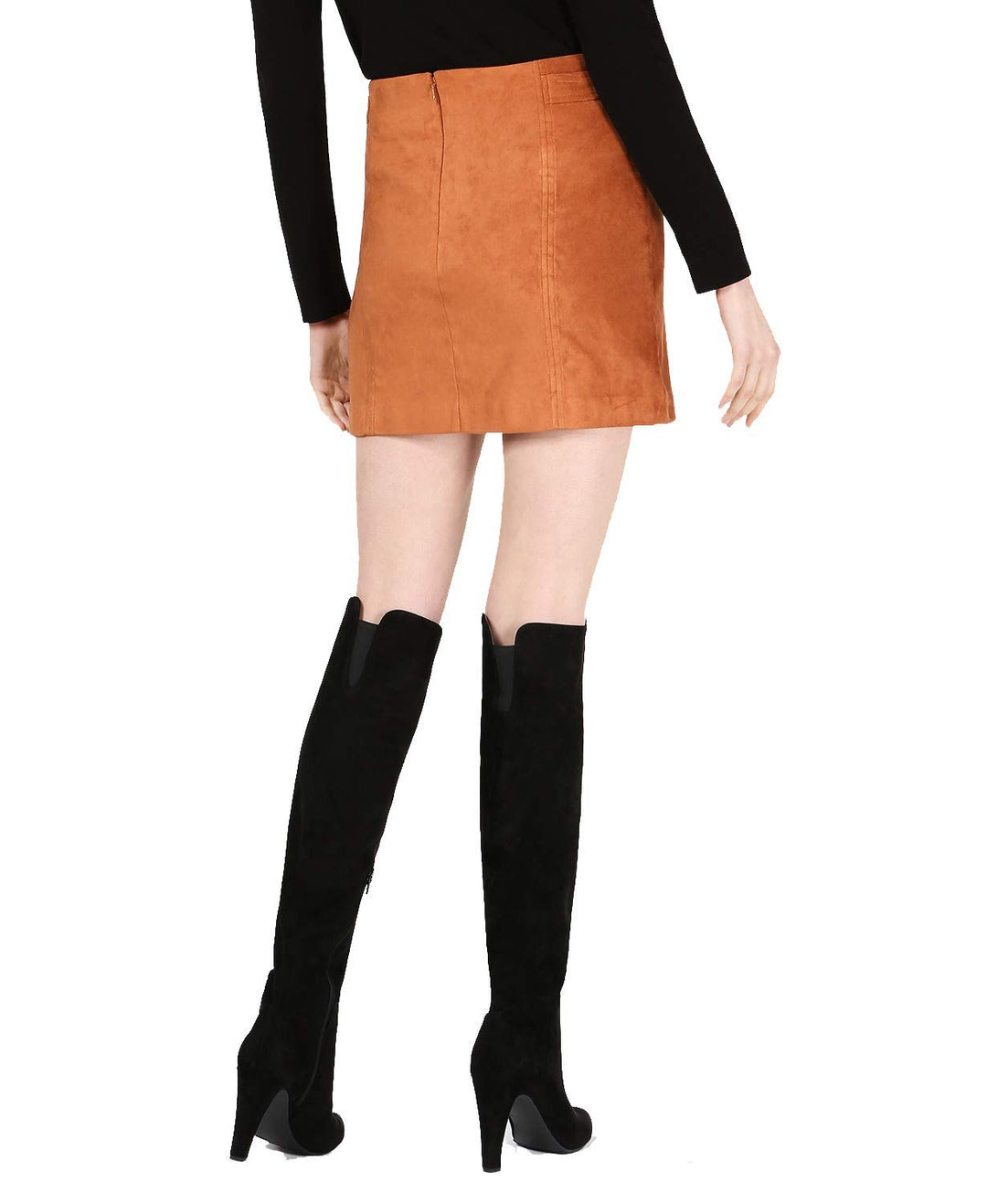 Bar III Faux Suede Mini Skirt