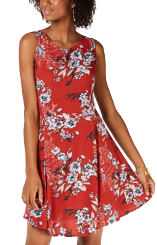 Be Bop Juniors Printed A Line Dress