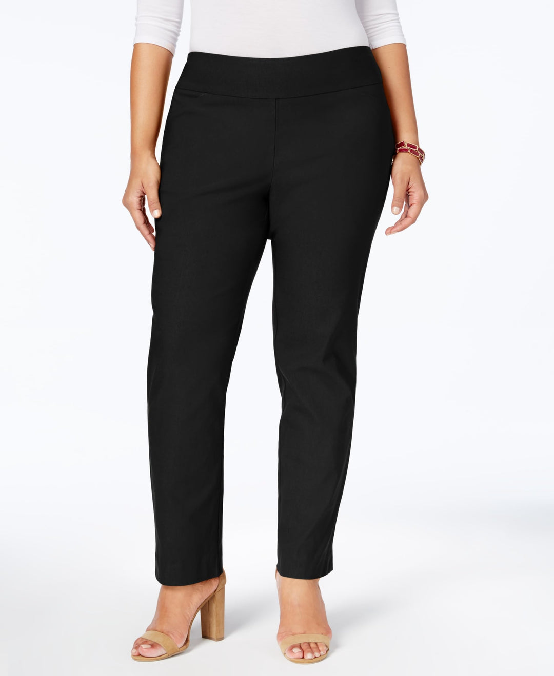Charter Club Petite Plus Size Cambridge Tummy Control Pull On Pants