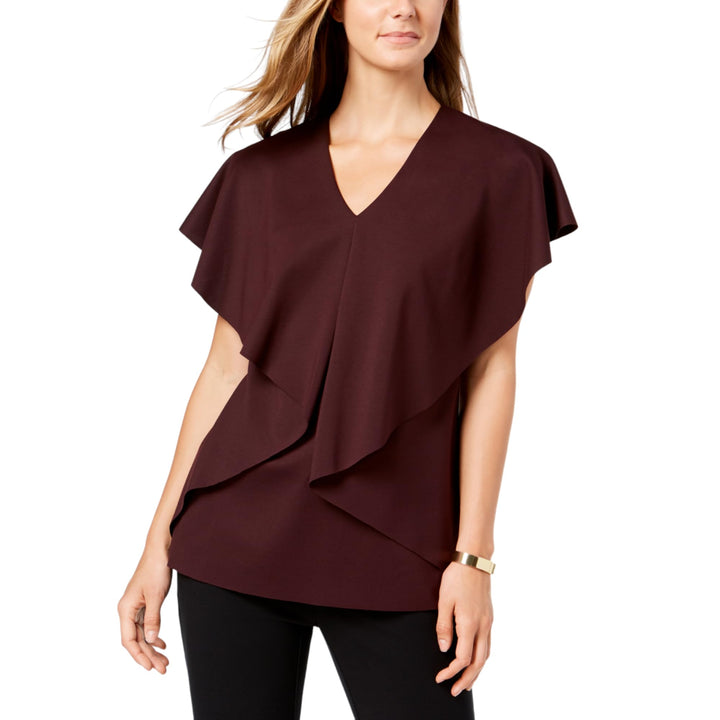 Alfani Petite Asymmetrical Cape Top
