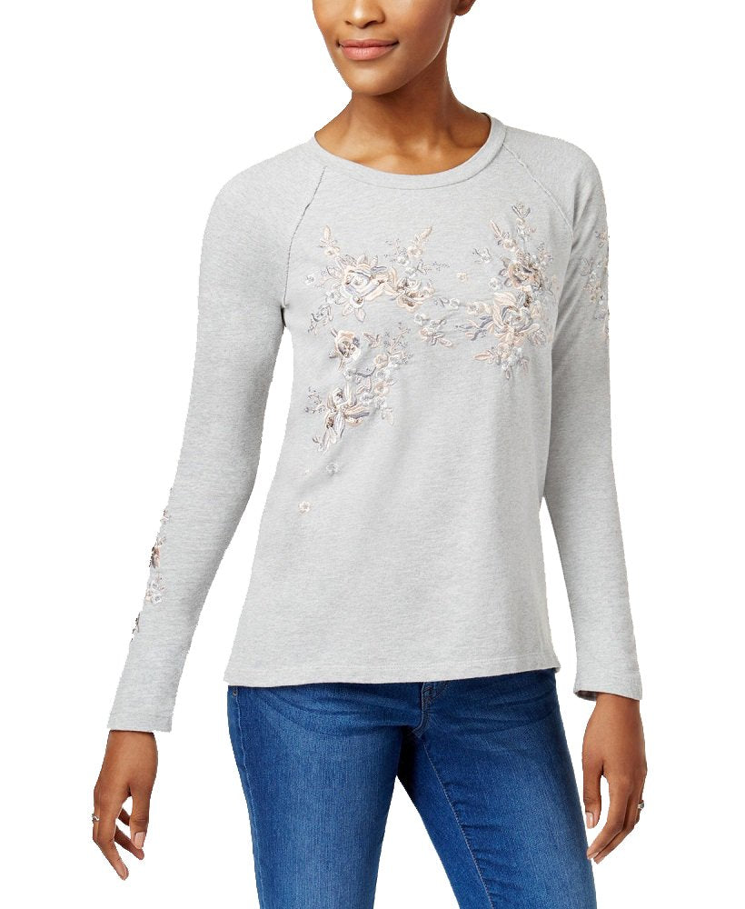 Cotton Embellished Sweatshirt
