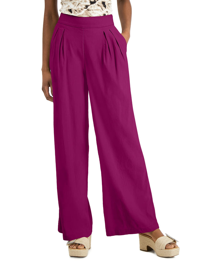 INC International Concepts High Rise Pull On Wide Leg Pants