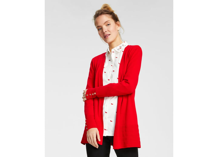Charter Club Womens Open Front Cardigan