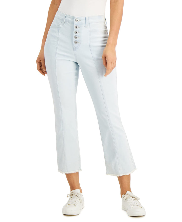 Style & Co Button Fly Cropped Jeans