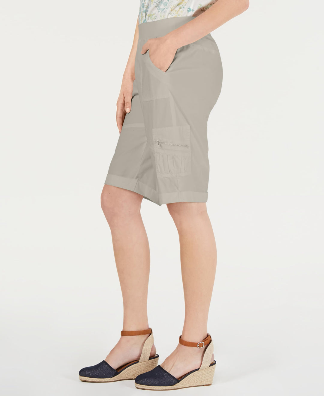 Style & Co Petite Comfort Waist Bermuda Shorts