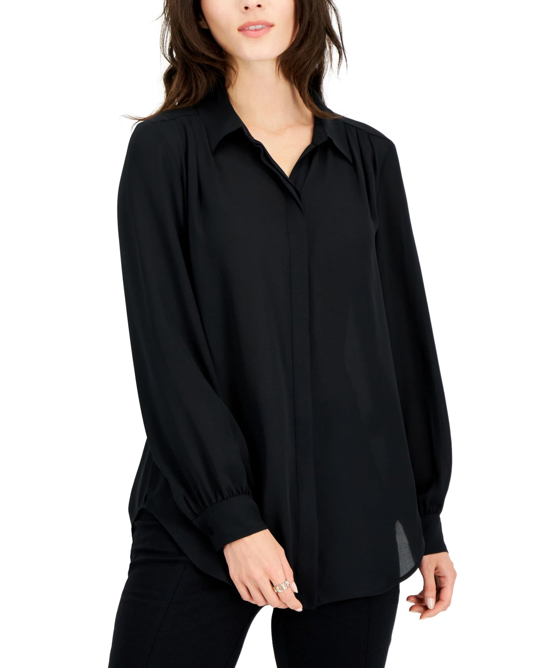 INC International Concepts Womens Tunic Shirt