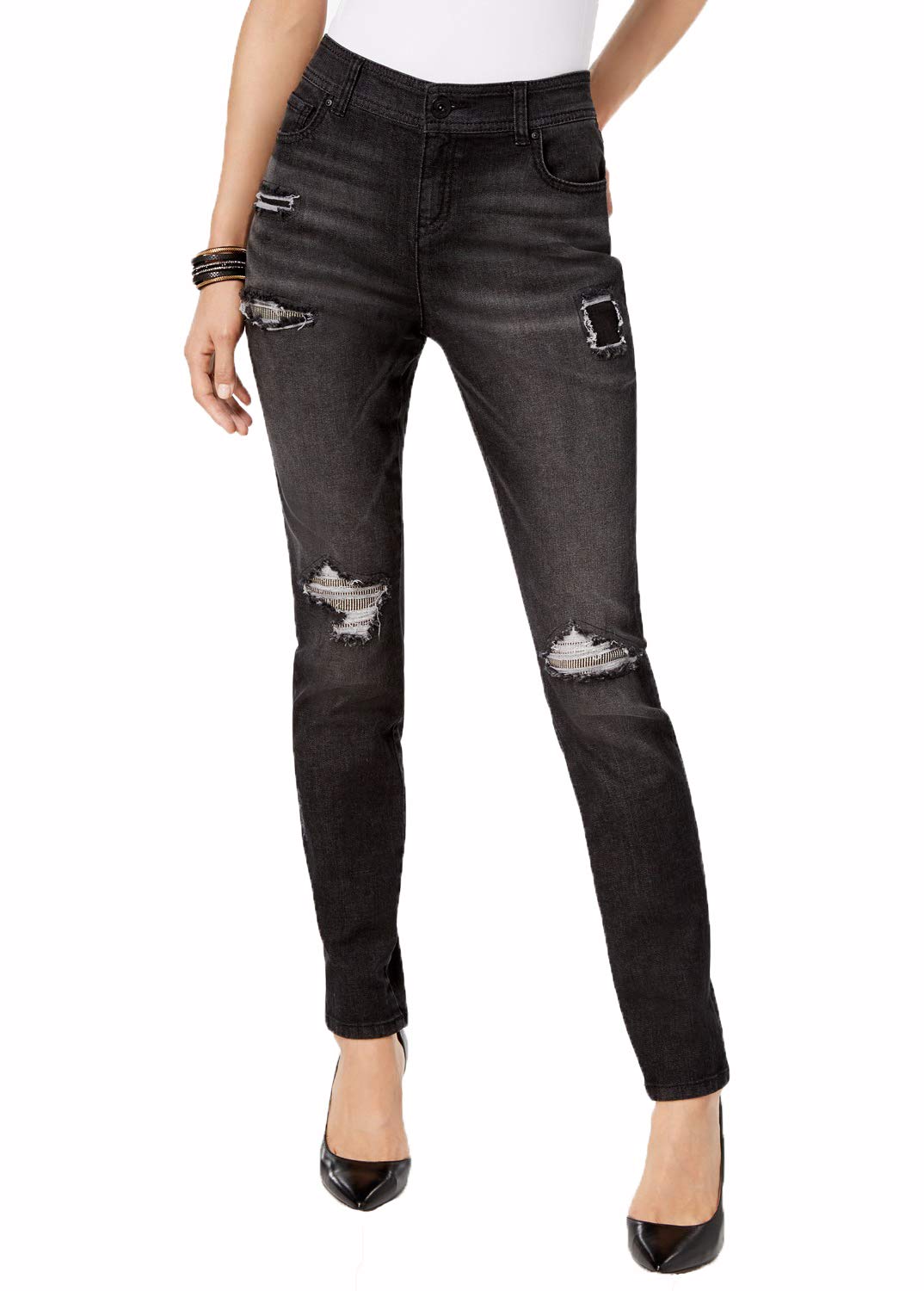 Rip Repair Skinny Jeans