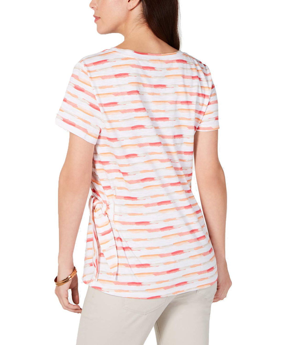 Petite Brushstroke Bliss Tie-Side Top