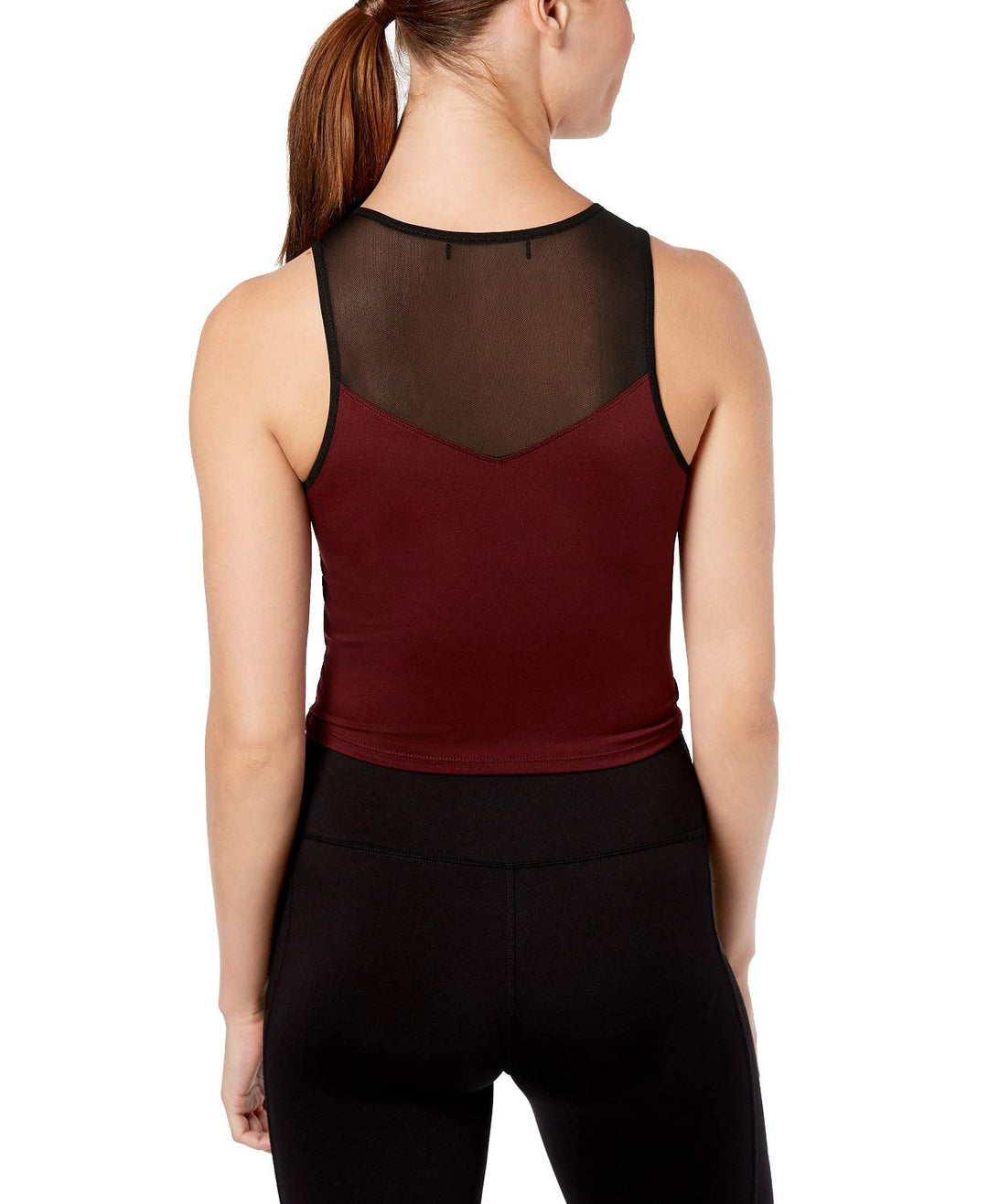 Material Girl Juniors Mesh Zippered Longline Sports Bra