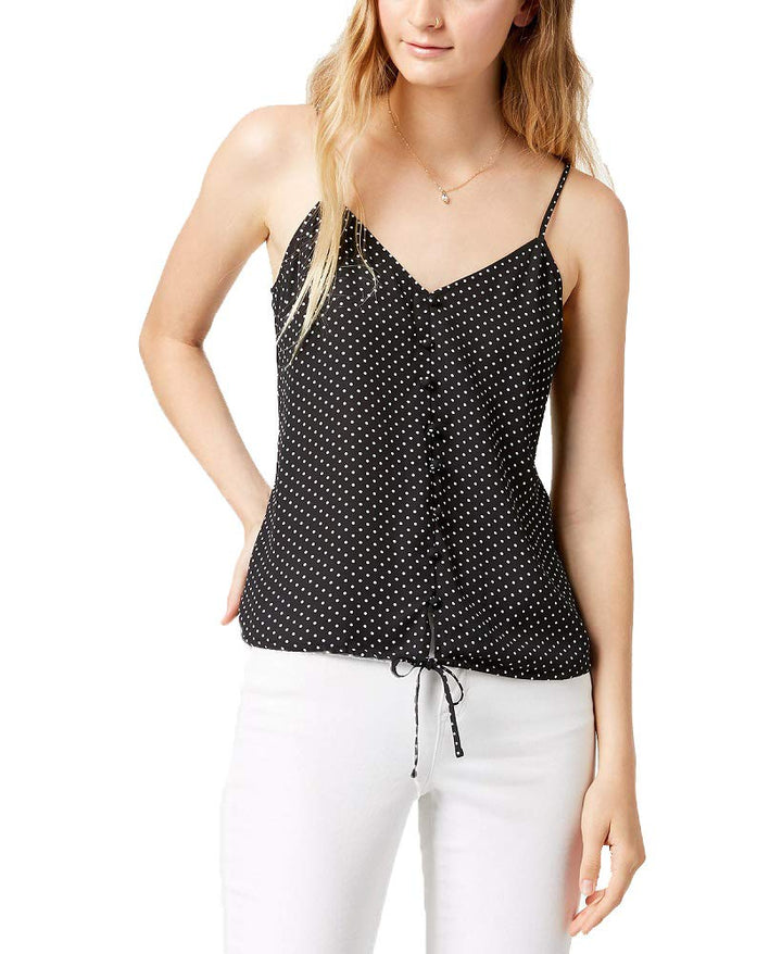 Juniors' Tie-Front Cami Tank Top