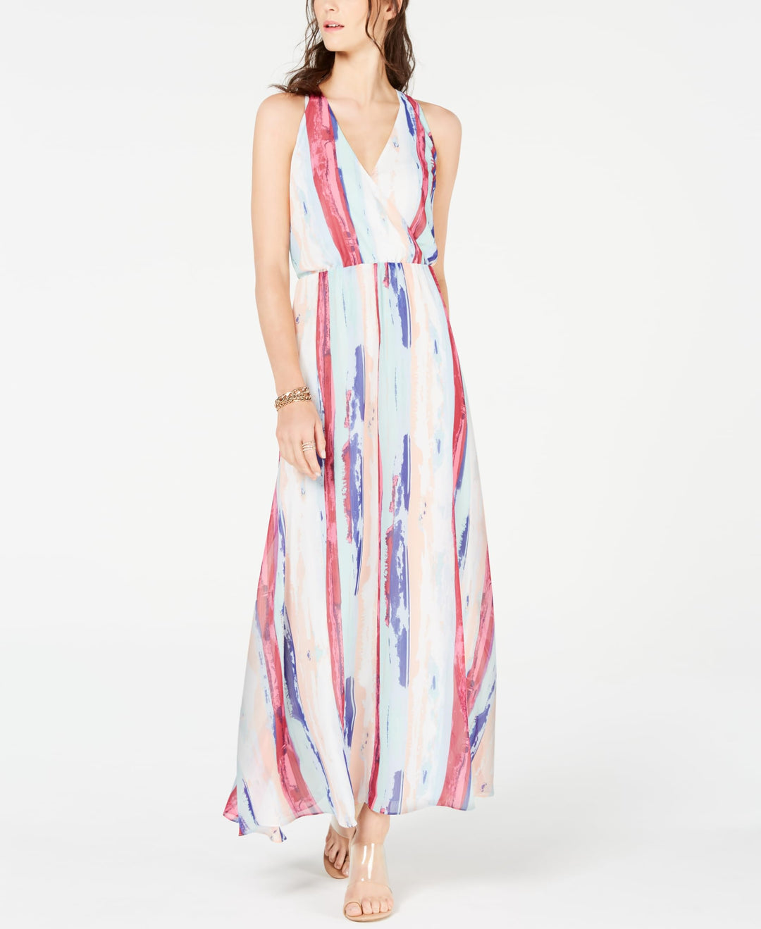 Petite Rainbow Maxi Dress