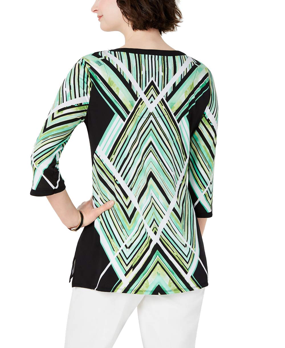 Petite Embellished Keyhole Tunic
