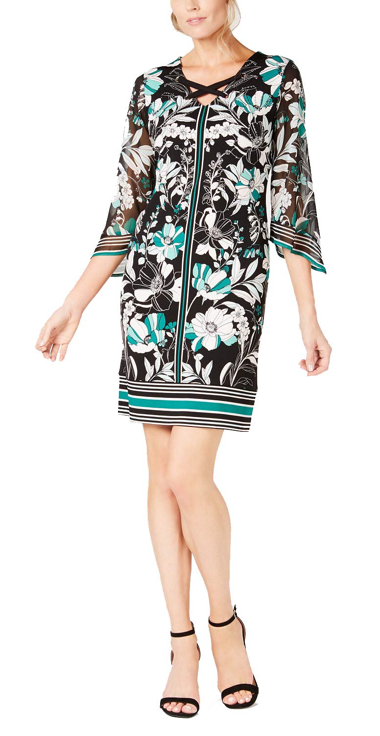 JM Collection Petite Printed Sheath Dress