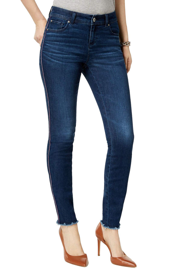 Racing Stripe Skinny Jeans