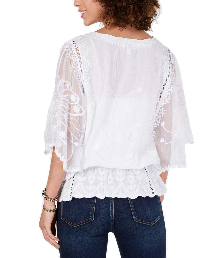 Style & Co Butterfly Sleeve Top