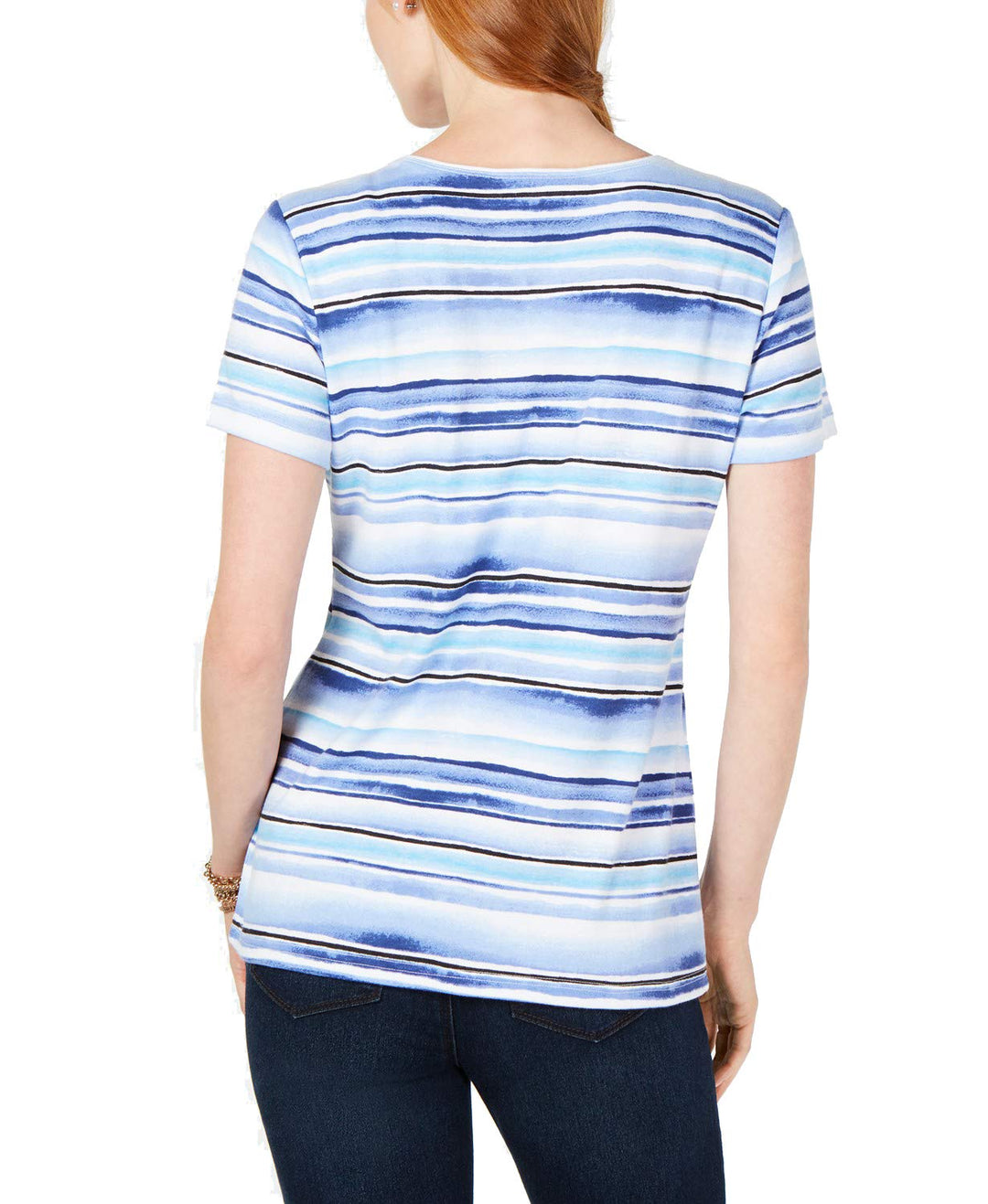 Karen Scott Striped T-Shirt