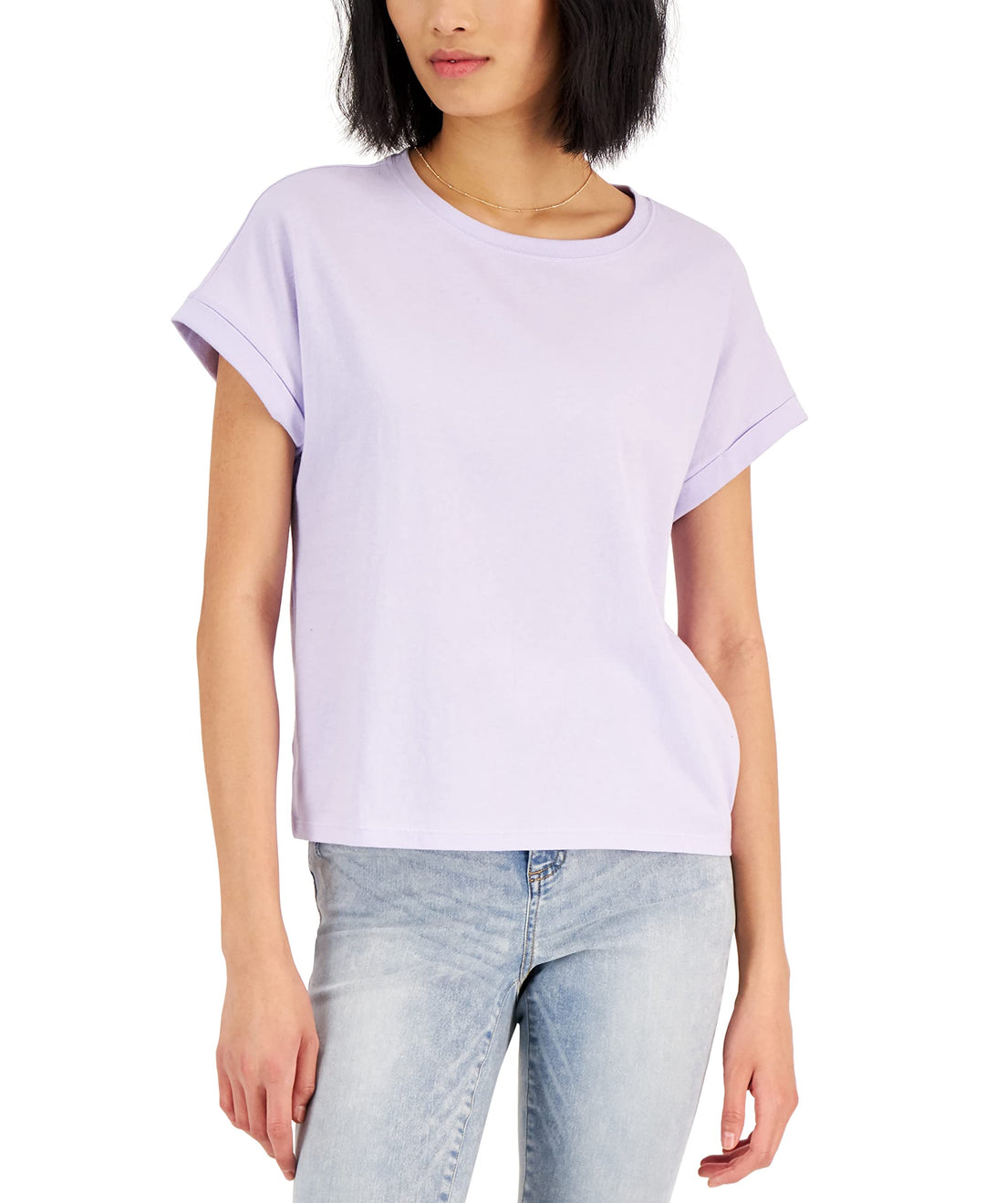 INC International Concepts Boxy Crewneck T-Shirt