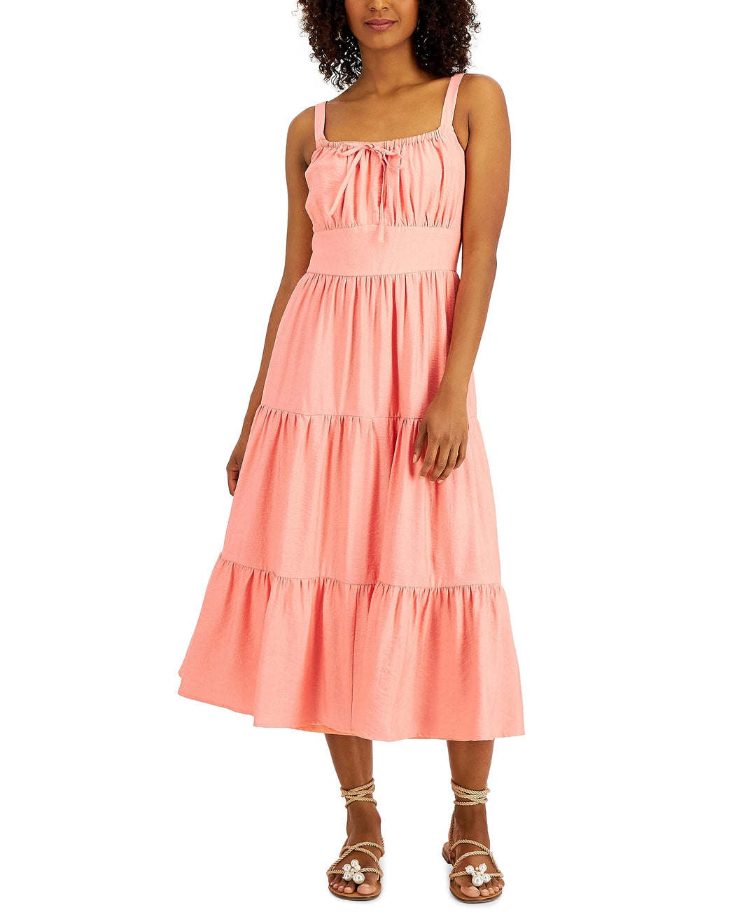 Women's Tiered Midi Dress