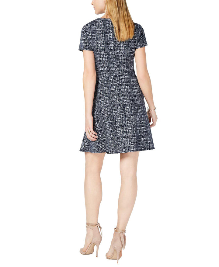 Plaid Fit & Flare Dress