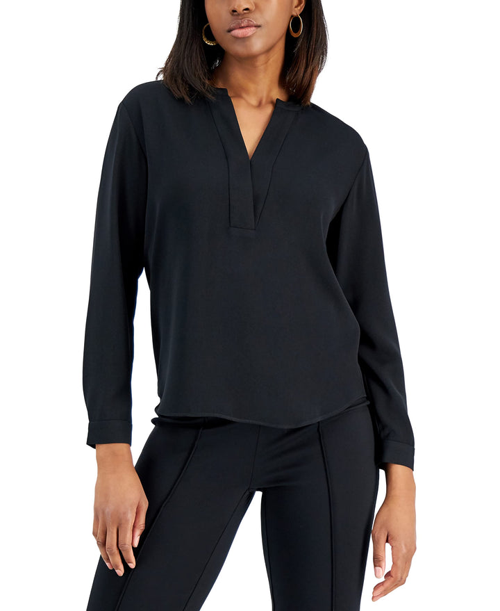 Alfani Split Neck Top