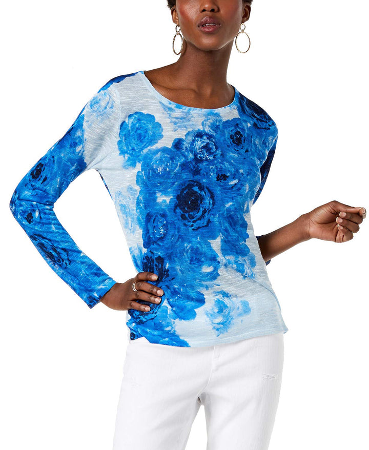 Scoop Neck Dolman Sleeve Top