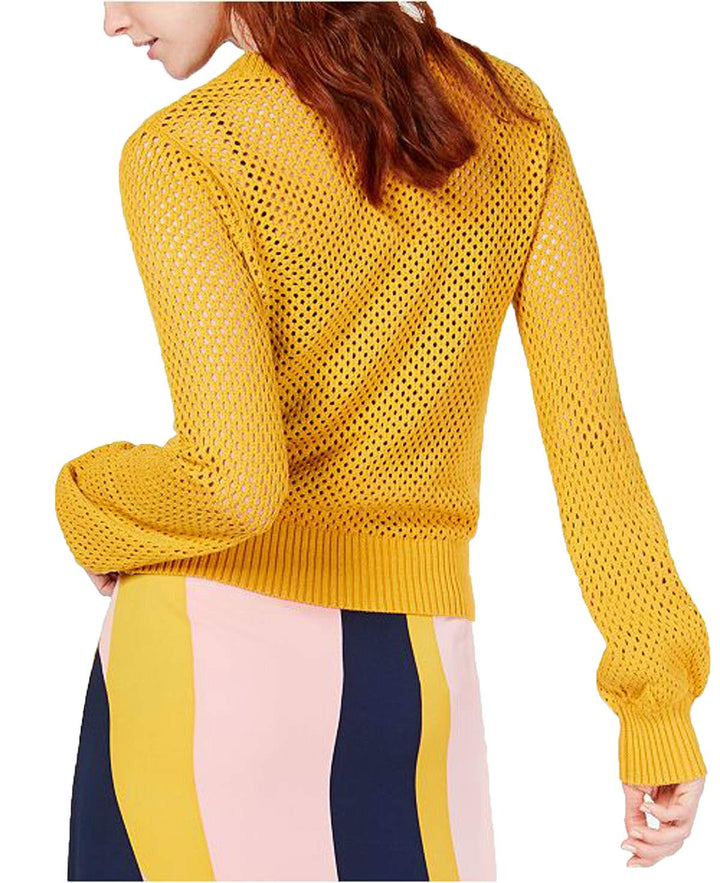 Bar III Perforated Sweater