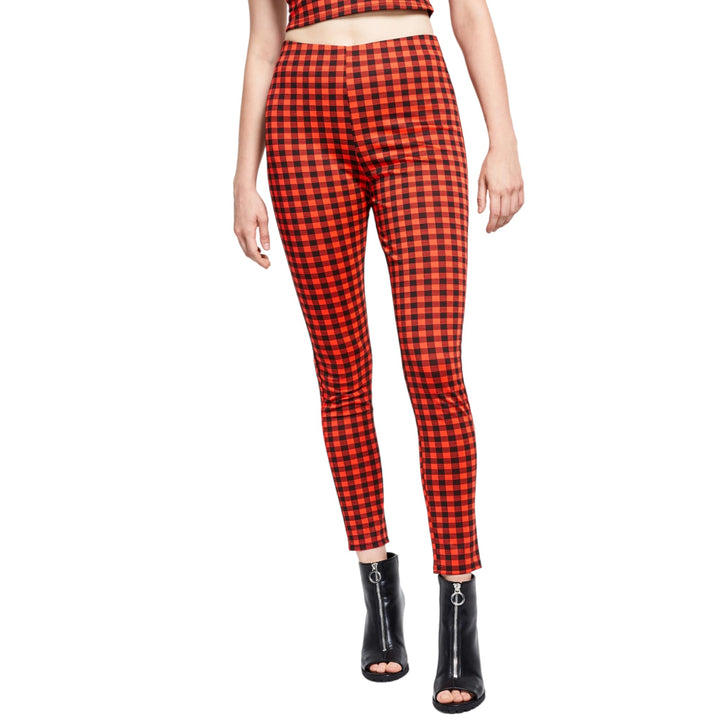 Bar III Gingham Leggings