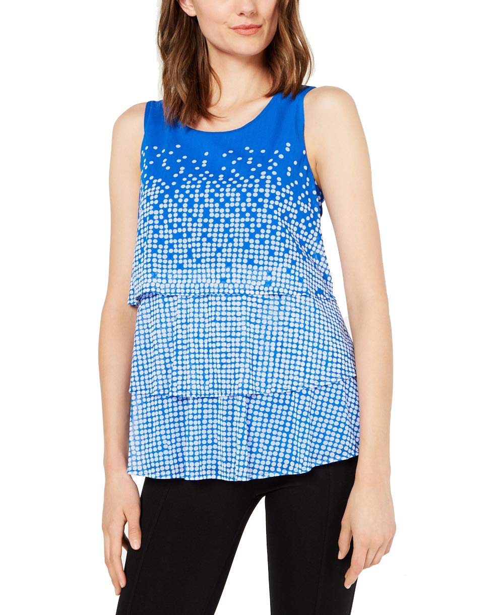 Alfani Printed Layered Top