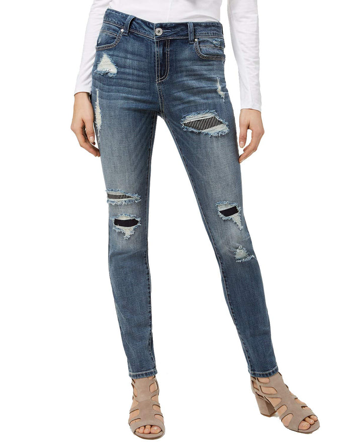 Rip Repair Skinny Jeans