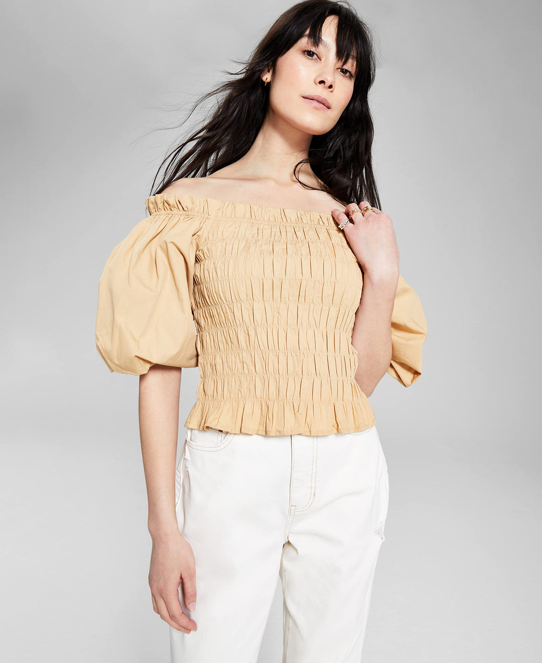Now This Womens Cotton Off The Shoulder Top
