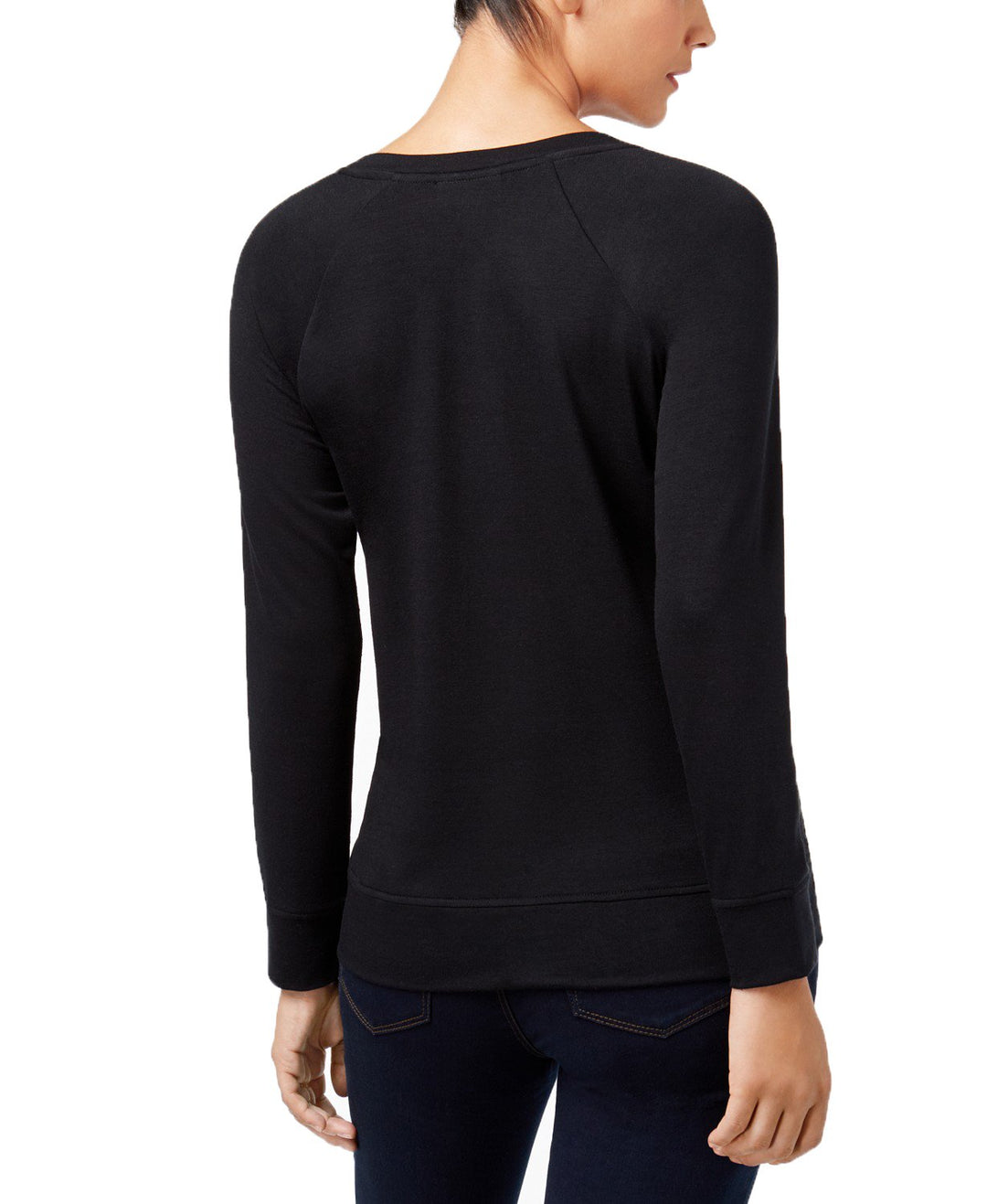 Style & Co Petite Embroidered Sweatshirt