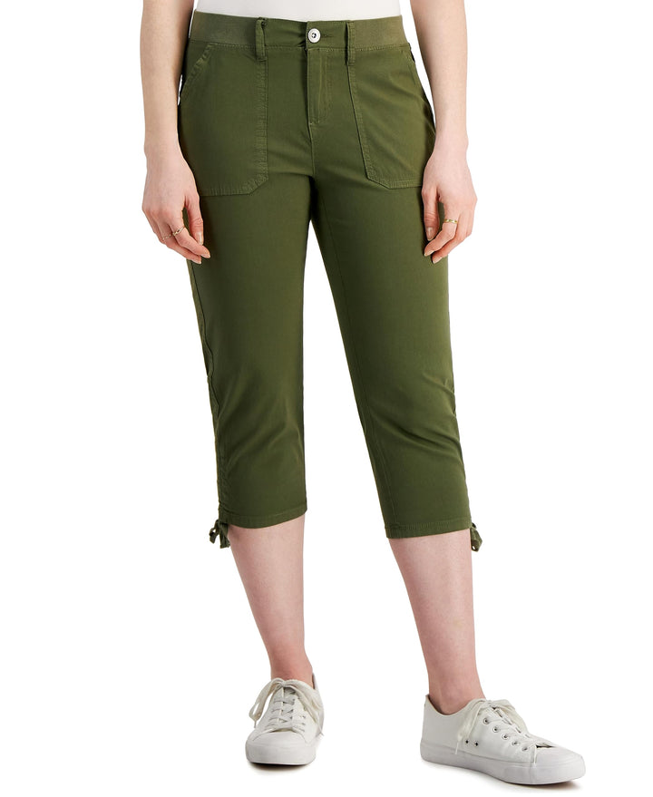 Style & Co Tie Hem Capri Pants