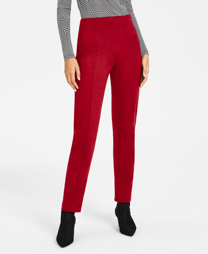Alfani Womens Seamed Tummy Panel Pull On Pants