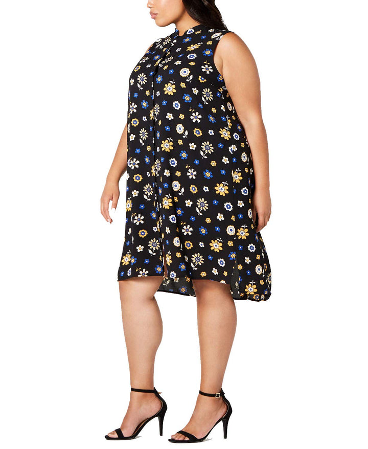 Anne Klein Plus Size Printed Trapeze Dress