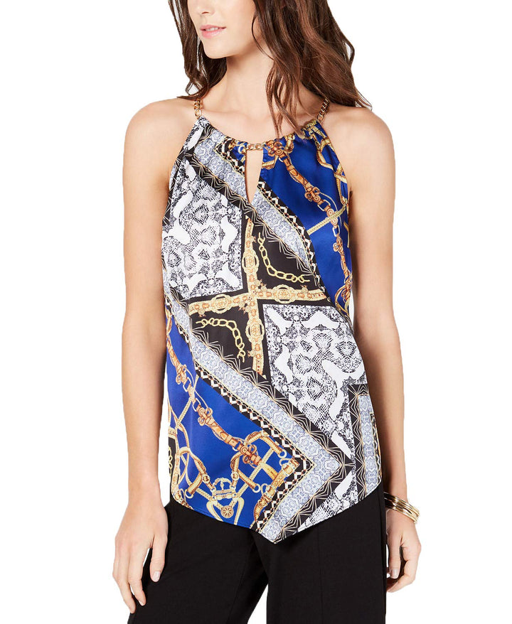 INC Chain Halter Top